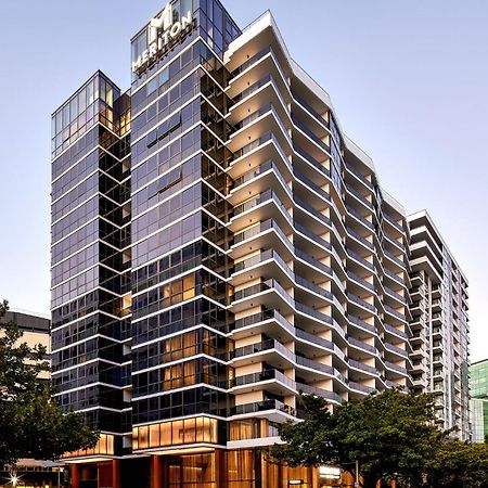 Meriton Suites Canberra Exteriér fotografie The completed building